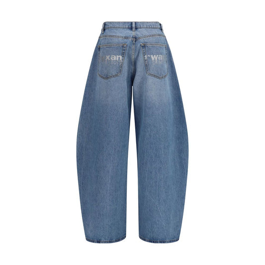 Blue Cotton Jeans Denim