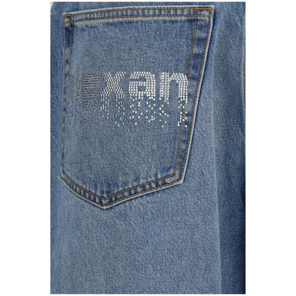 Blue Cotton Jeans Denim