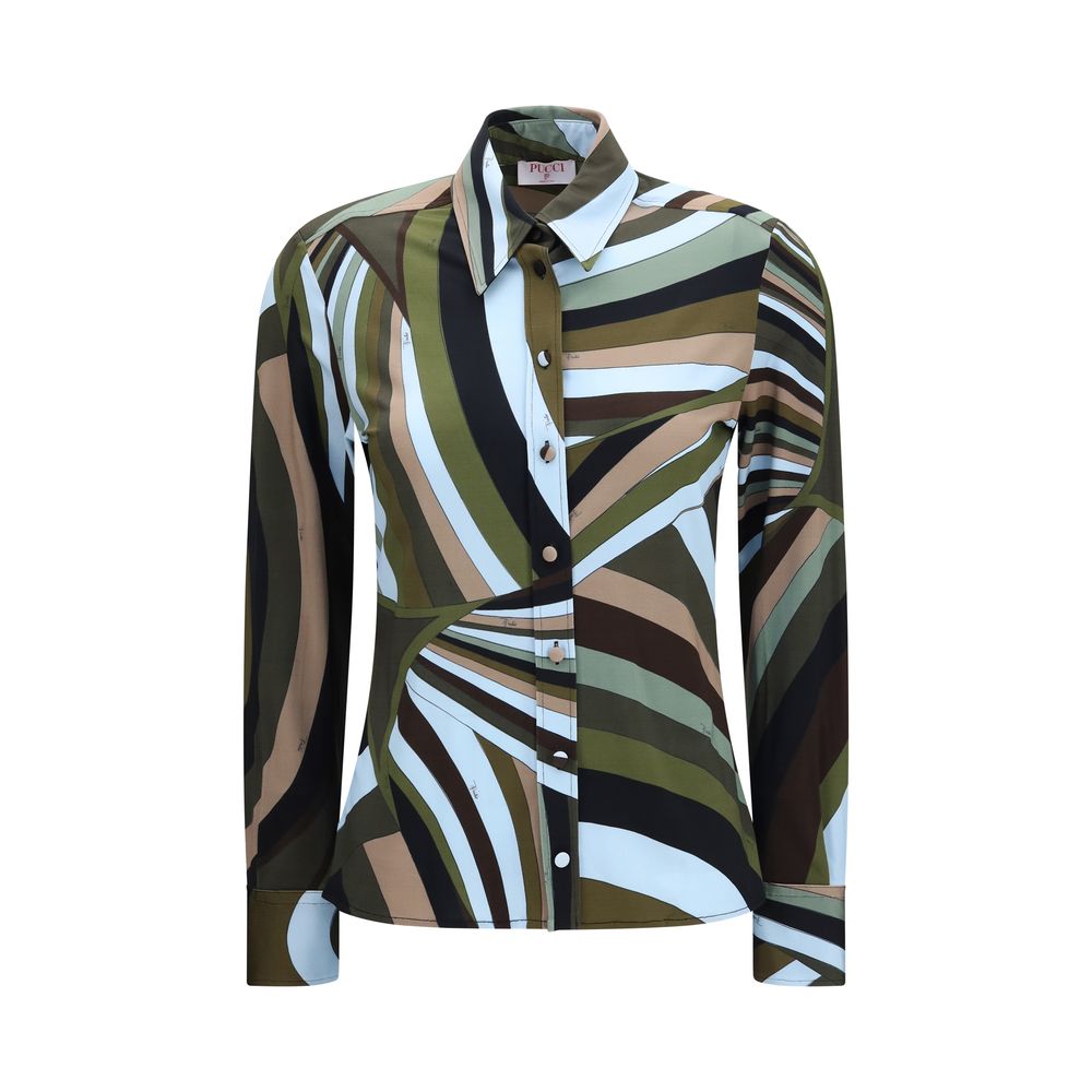 Multicolor Viscose Pattern Shirt