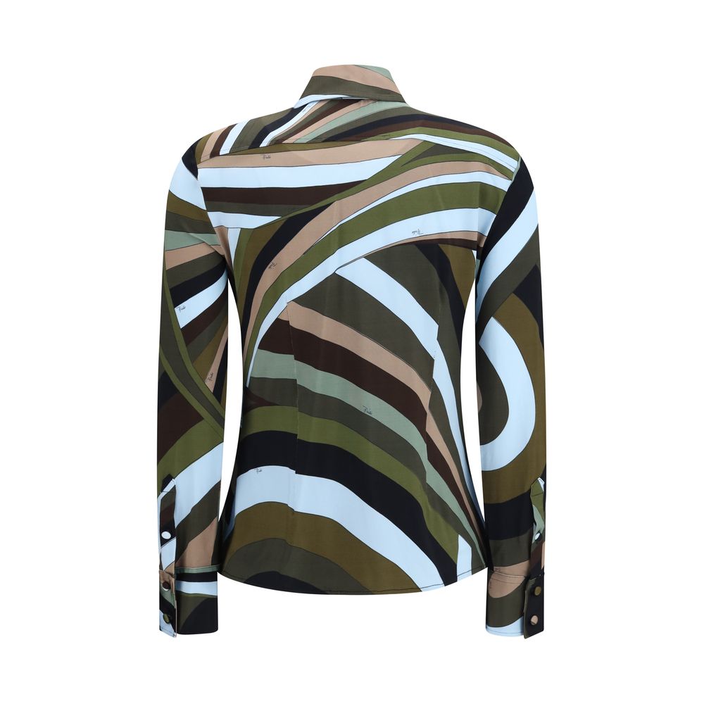 Multicolor Viscose Pattern Shirt