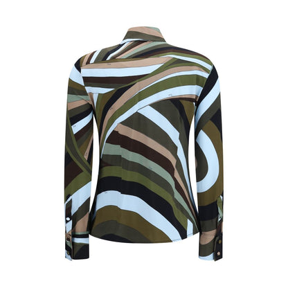 Multicolor Viscose Pattern Shirt