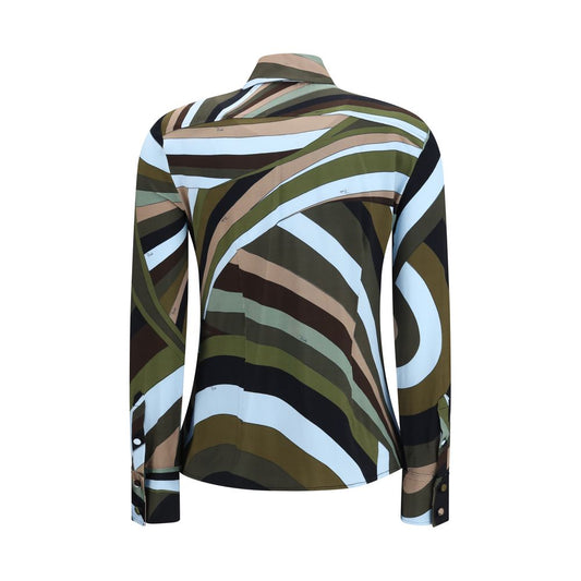Multicolor Viscose Pattern Shirt