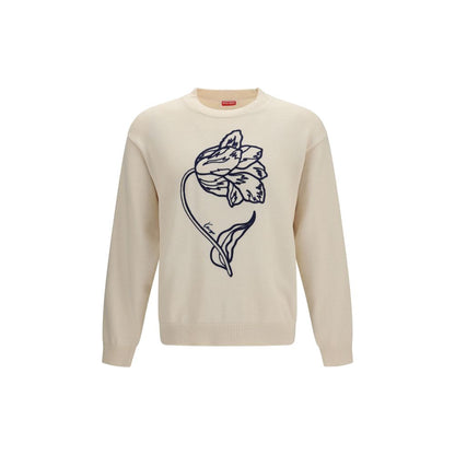 Beige Cotton Sweatshirt