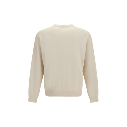 Beige Cotton Sweatshirt