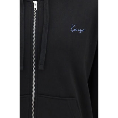 Black Cotton Sweatshirt