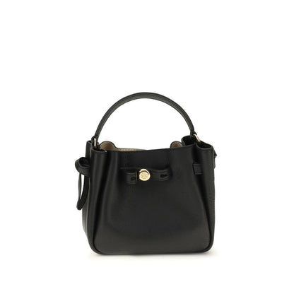 Black Calf Leather Bos Taurus Backet Bag