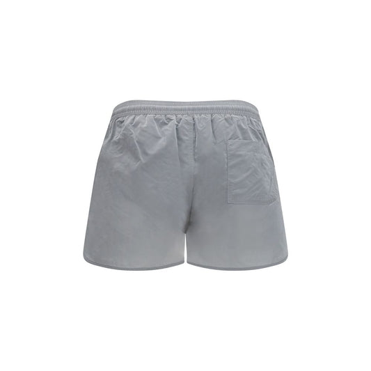 Gray Polyamide Bermuda Shorts