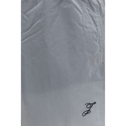 Gray Polyamide Bermuda Shorts
