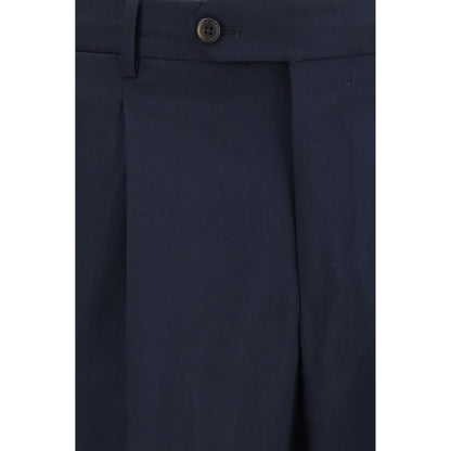Blue Wool Oves Aries Casual Pants