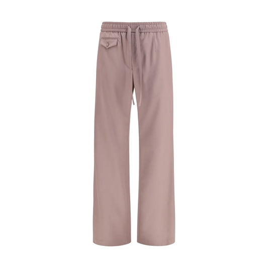 Brown Wool Oves Aries Joggers (Workout Pants)
