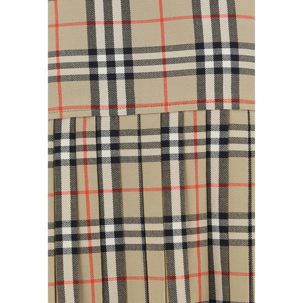 Beige Wool Oves Aries Mini Skirt