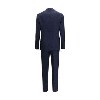 Blue Wool Oves Aries Two-Piece Suit