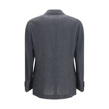 Gray Wool Oves Aries Blazer