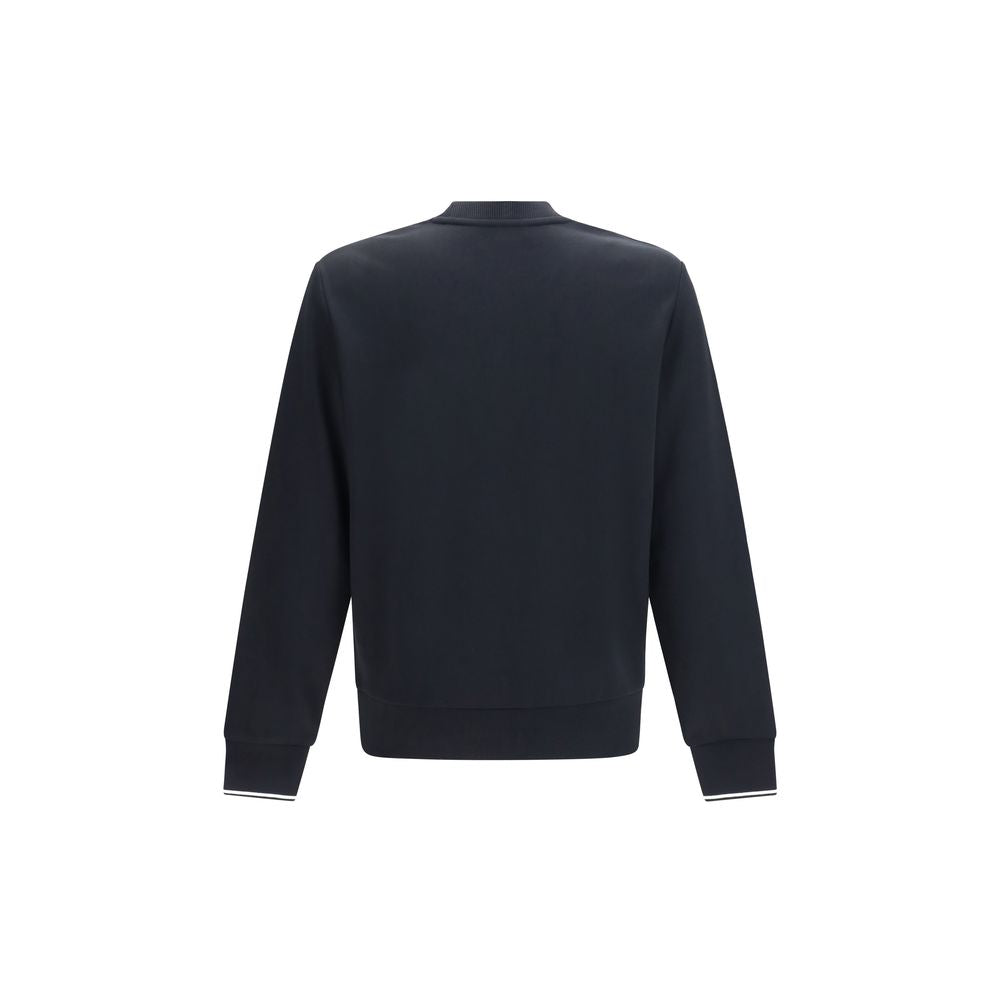 Black Cotton Sweatshirt