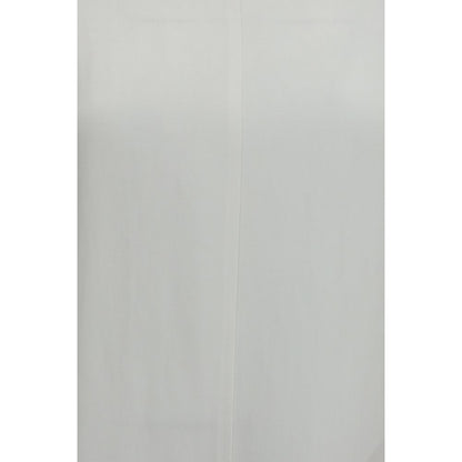 White Viscose Casual Dress
