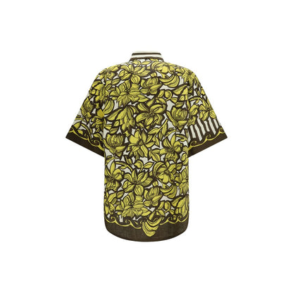 Multicolor Hemp Shortsleeve Shirt