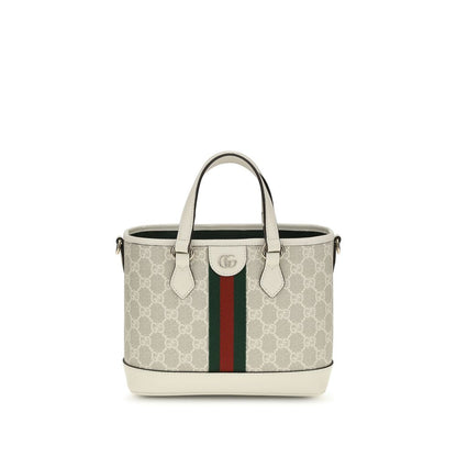 White Fabric Shoulder Bag