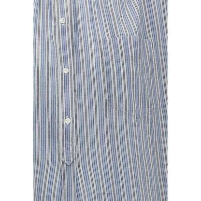 Blue Cotton Blouse