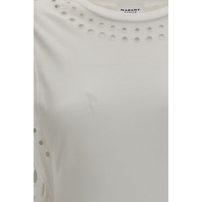 White Cotton Casual Dress