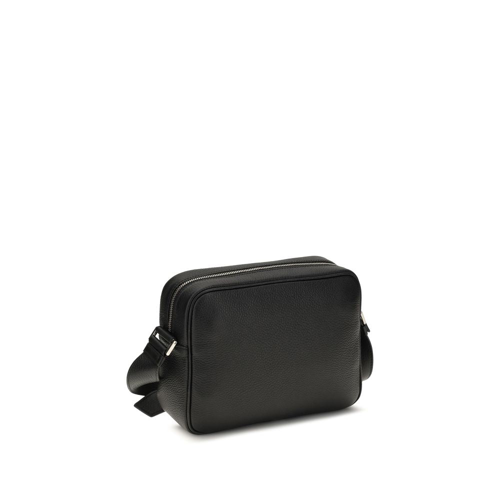 Black Calf Leather Bos Taurus Shoulder Bag