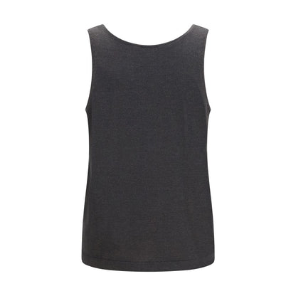 Gray Cashmere Tank Tops