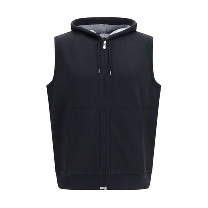 Black Cotton Sweatshirt