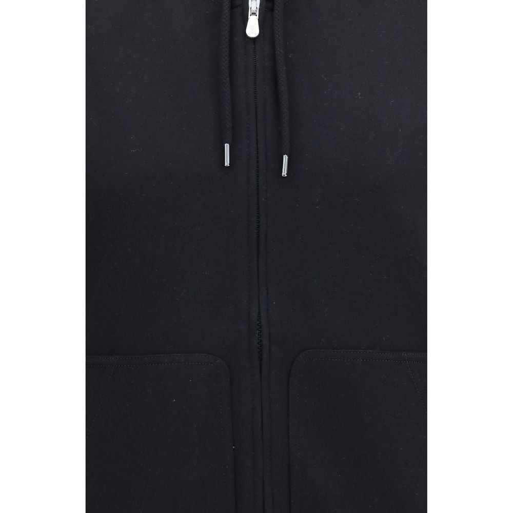 Black Cotton Sweatshirt