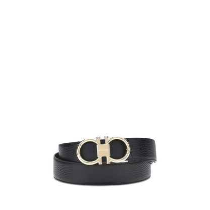 Black Calf Leather Bos Taurus Belt