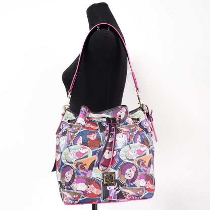 Dooney & Bourke Disney Rescuers Drawstring Bucket Shoulder Bag