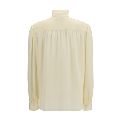 Beige Polyester Blouse