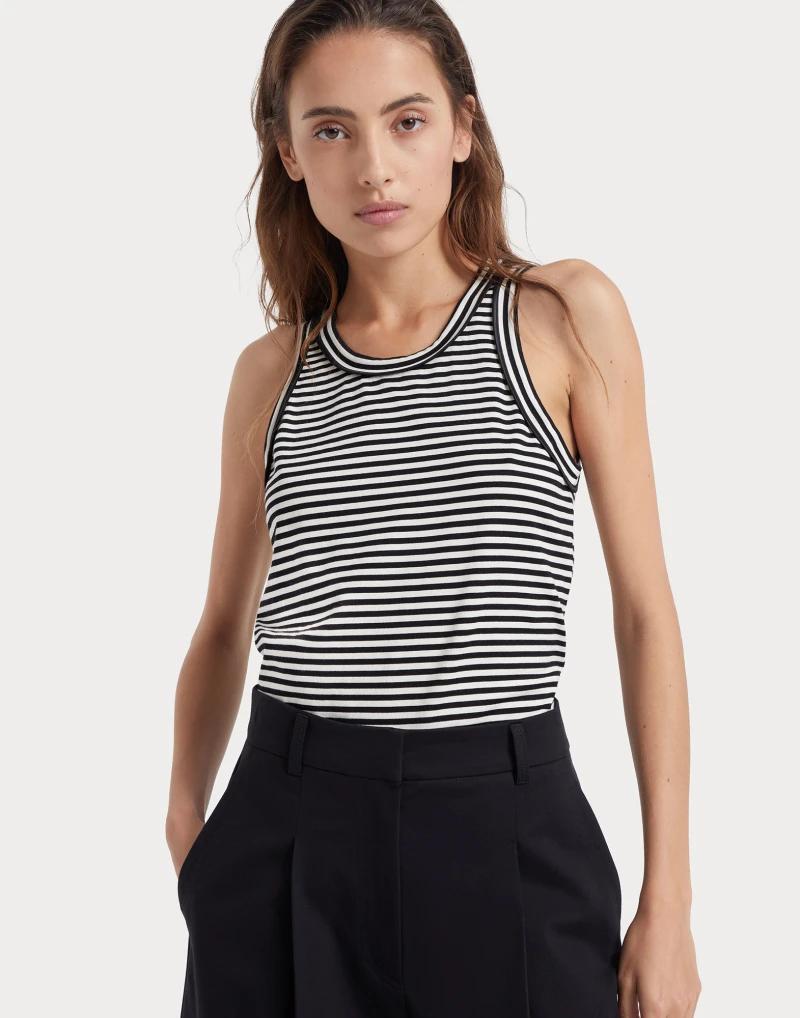 Black Cotton Knee Length