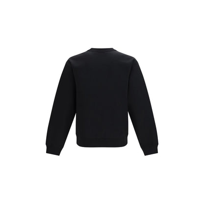 Black Cotton Sweatshirt
