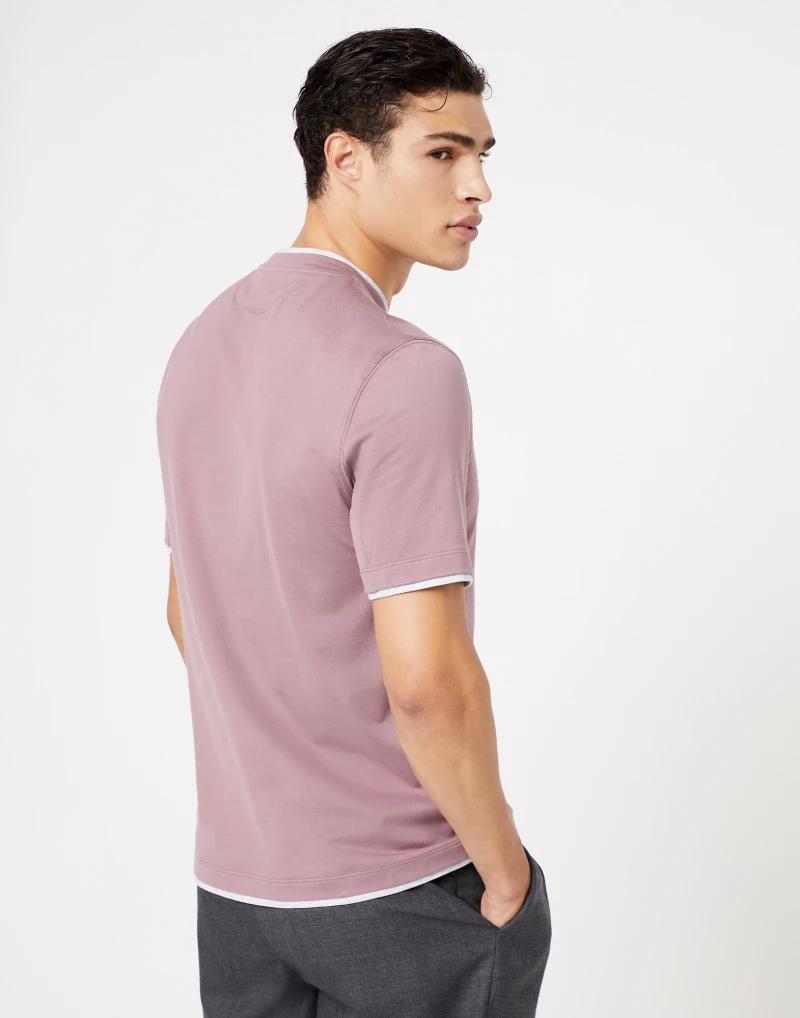 Bicolor Cotton T-Shirt