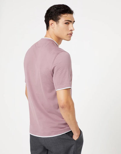 Bicolor Cotton T-Shirt