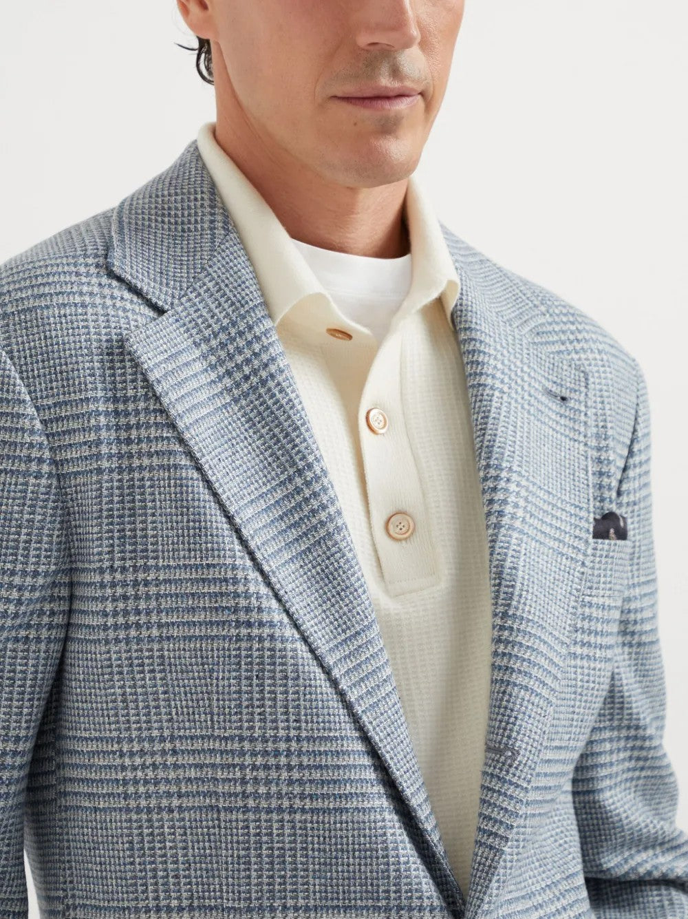 Light Blue Wool Blazer