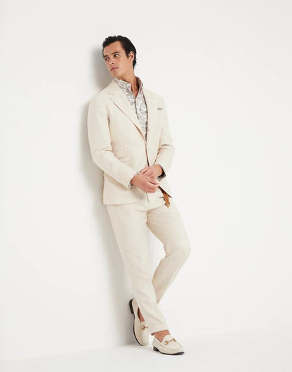 Green Linen Blazer