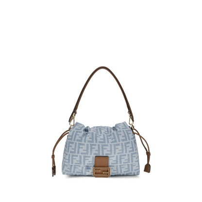 Blue Cotton Shoulder Bag