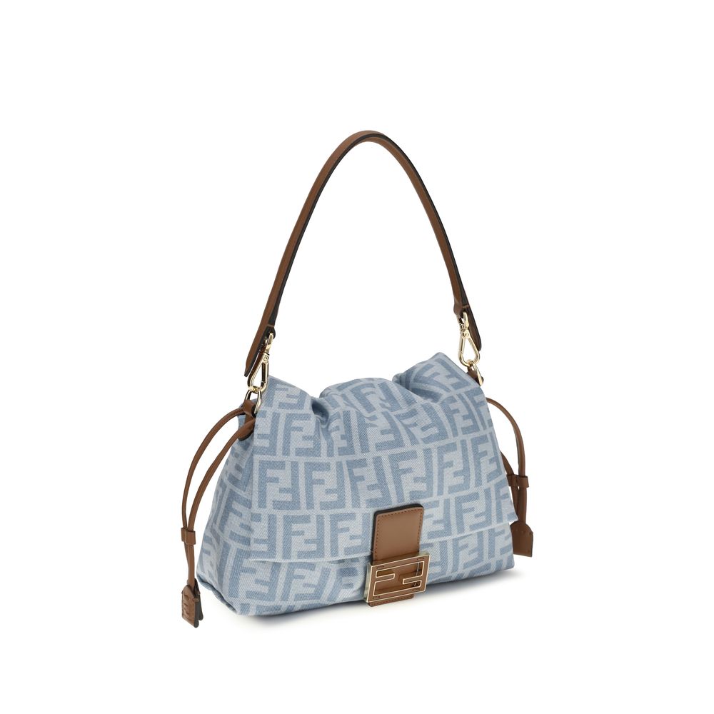 Blue Cotton Shoulder Bag