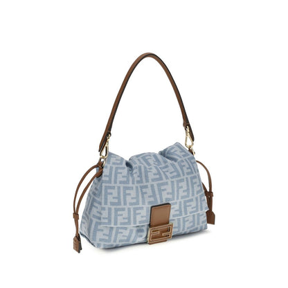 Blue Cotton Shoulder Bag