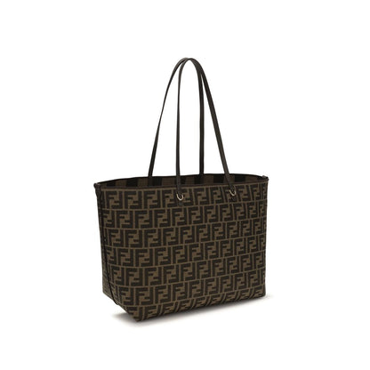 Brown Fabric Shoulder Bag