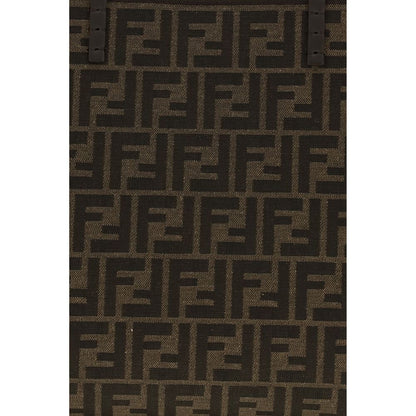 Brown Fabric Shoulder Bag