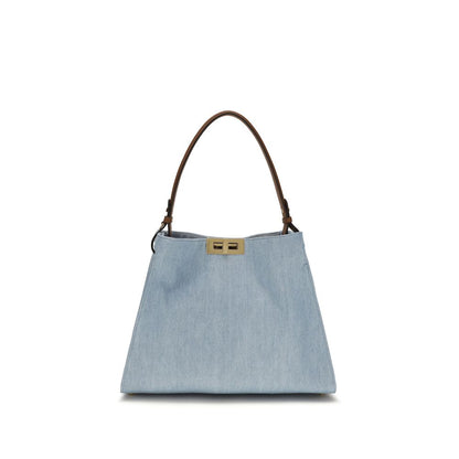 Blue Calf Leather Bos Taurus Handbag