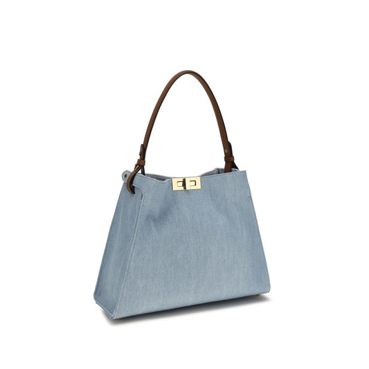 Blue Calf Leather Bos Taurus Handbag