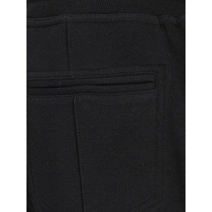 Black Cotton Joggers (Workout Pants)