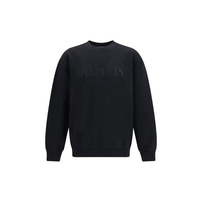 Black Cotton Sweatshirt
