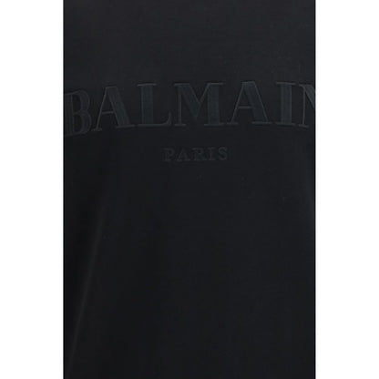 Black Cotton Sweatshirt