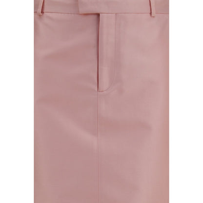 Multicolor Silk Mini Skirt