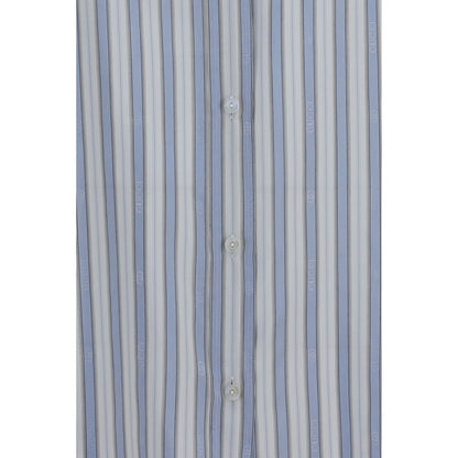 Blue Silk Shirt