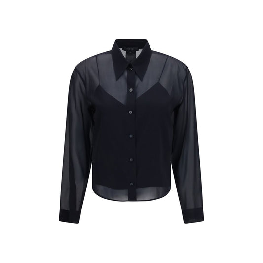 Black Silk Dress Shirt