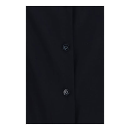 Black Silk Dress Shirt
